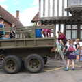 Soph the Roph climbs into the truck, Fred's Last Day of Primary School, Eye, Suffolk - 22nd July 2020