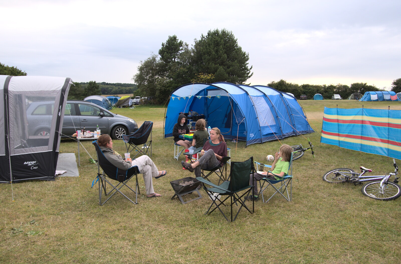 Our corner of the campsite from Camping on the Coast, East Runton, North Norfolk - 25th July 2020