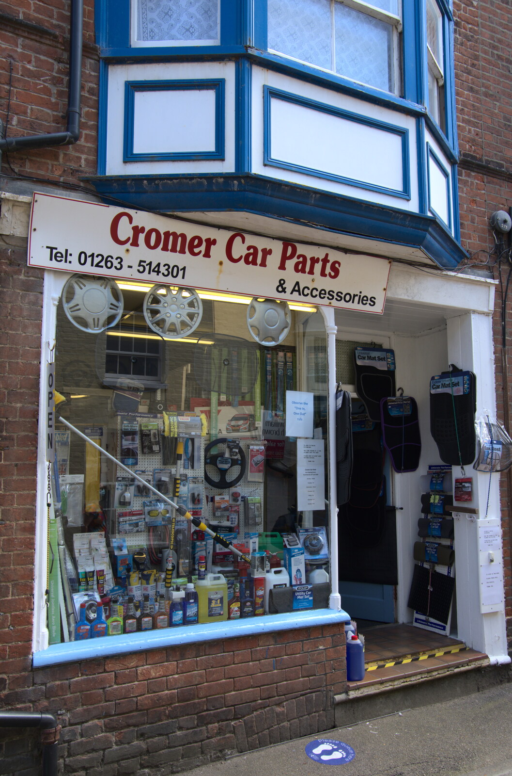 The old-school Cromer Car Parts from Camping on the Coast, East Runton, North Norfolk - 25th July 2020