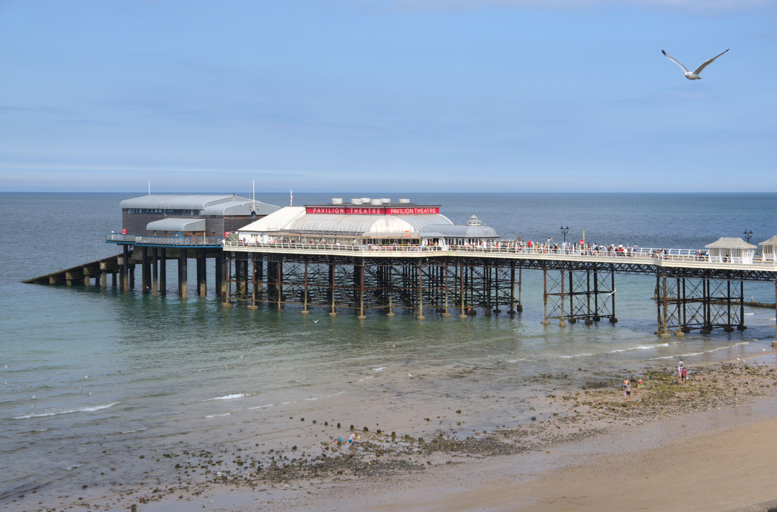 Cromer Pier from Camping on the Coast, East Runton, North Norfolk - 25th July 2020