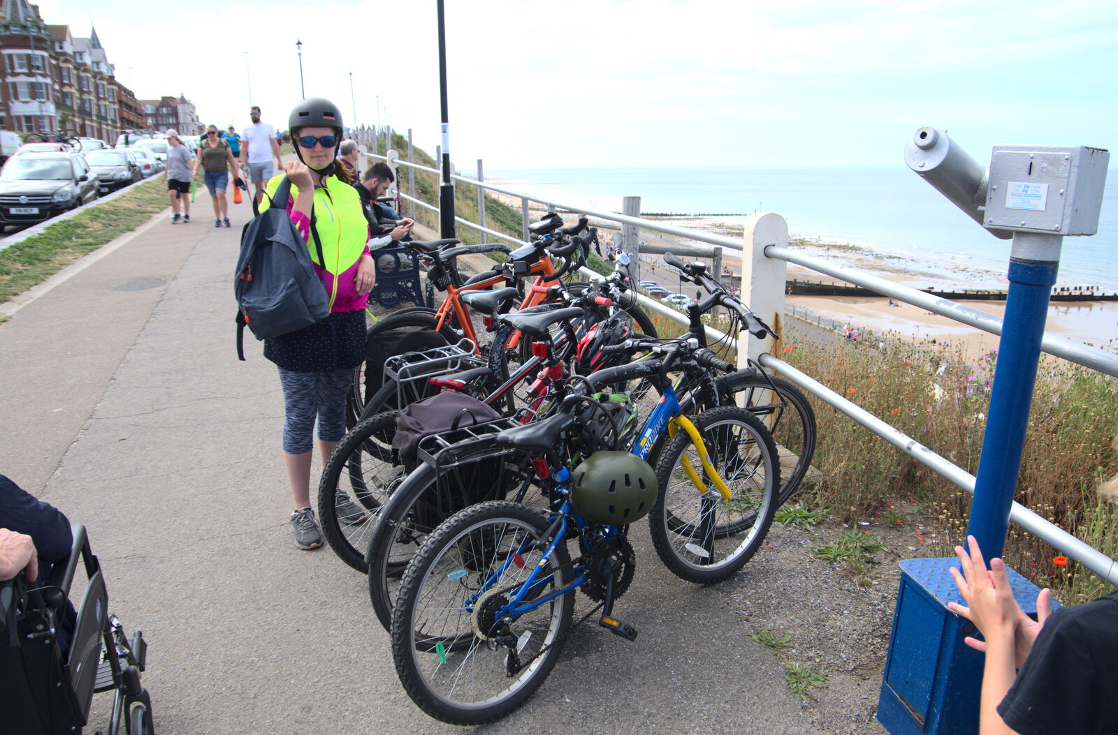 Our pile of bikes from Camping on the Coast, East Runton, North Norfolk - 25th July 2020