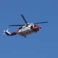 The coastguard helicopter flies over, Camping on the Coast, East Runton, North Norfolk - 25th July 2020