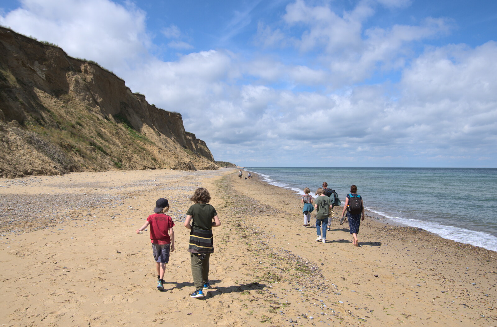 On the beach from Camping on the Coast, East Runton, North Norfolk - 25th July 2020