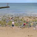 Rock pooling as the tide has gone out, Camping on the Coast, East Runton, North Norfolk - 25th July 2020