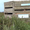 Fred's in a bird hide, Camping on the Coast, East Runton, North Norfolk - 25th July 2020