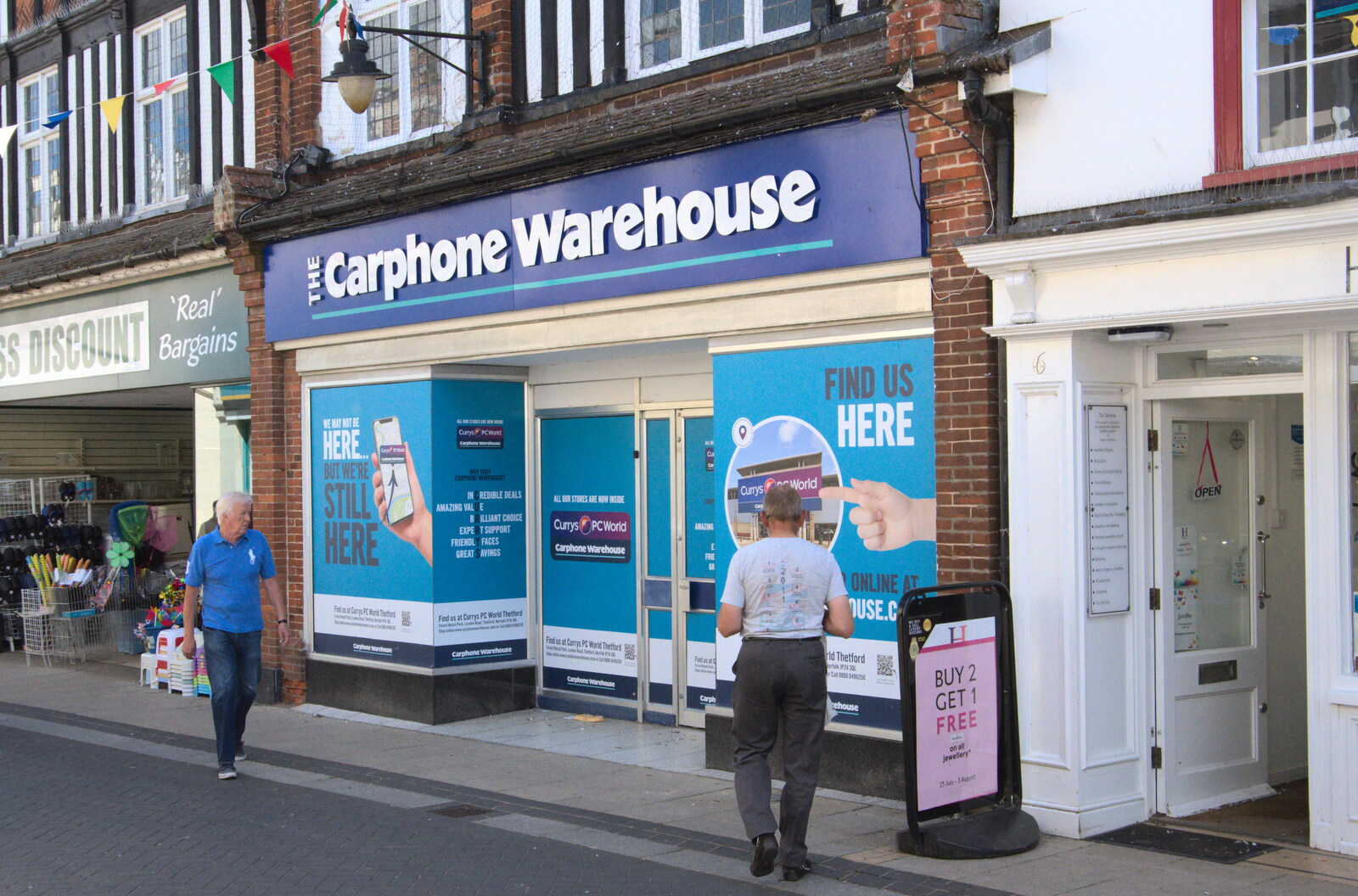 Carphone Warehouse has moved online too from Closed-Down Shops, Hedgehogs and Chamomile, Brome and Diss - 2nd August 2020