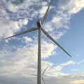 The wind turbines are massive and noisy up close, Eye Airfield with Mick the Brick, Eye, Suffolk - 5th August 2020