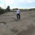 Mick roams around, Eye Airfield with Mick the Brick, Eye, Suffolk - 5th August 2020