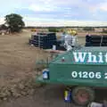 A pile of pipes, Eye Airfield with Mick the Brick, Eye, Suffolk - 5th August 2020