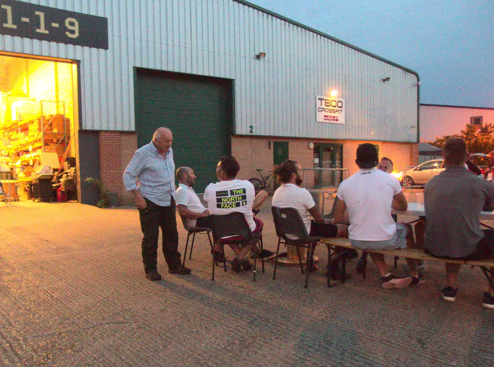 Mick roams around, from The BSCC at The Earl Soham Victoria and Station 119, Eye, Suffolk - 6th August 2020