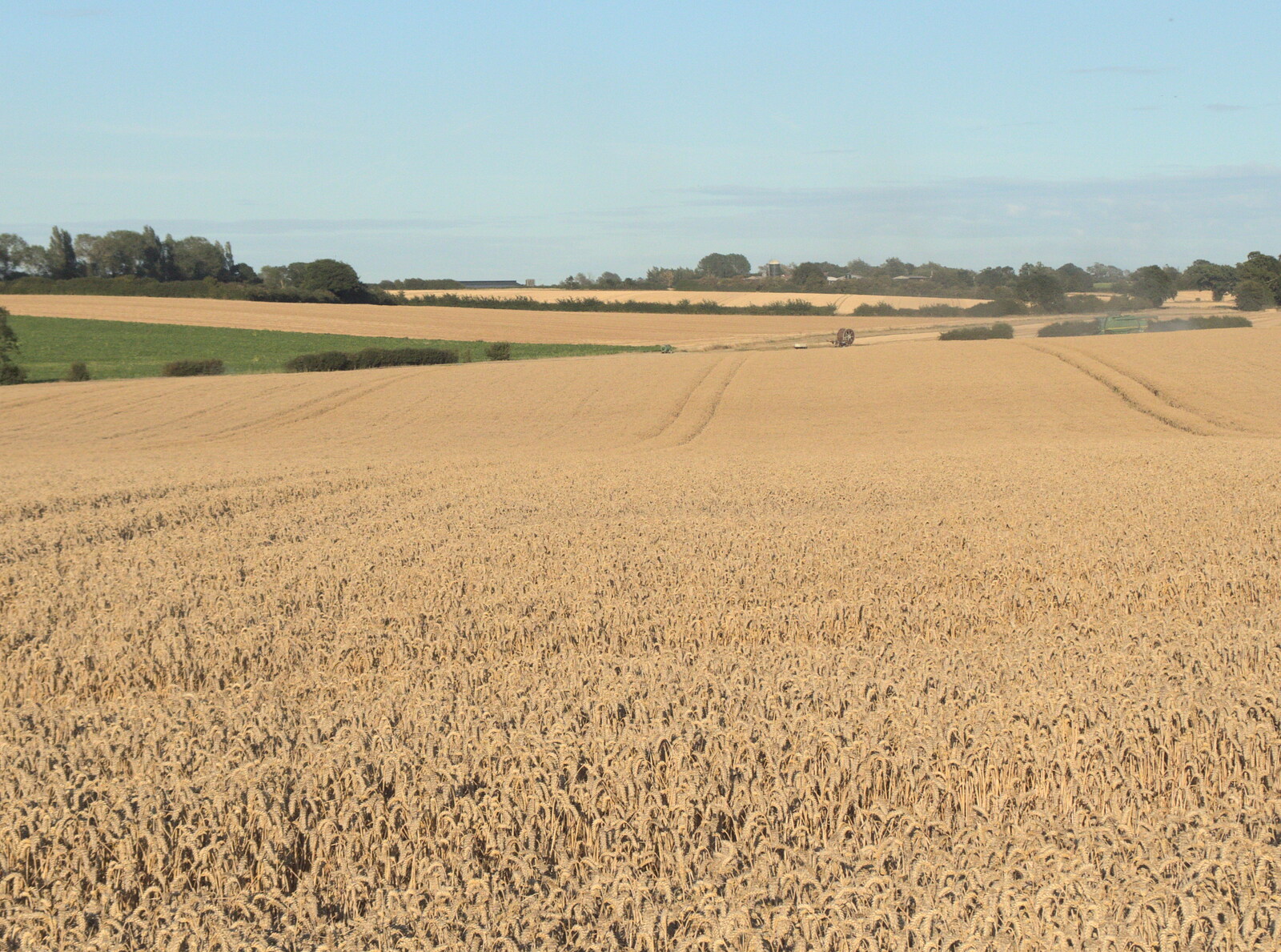 The rolling fields of Occold from The BSCC at The Earl Soham Victoria and Station 119, Eye, Suffolk - 6th August 2020