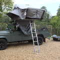 A tent on an extra-long-wheelbase Land Rover, Jules Visits, and a Trip to Tyrrel's Wood, Pulham Market, Norfolk - 16th August 2020