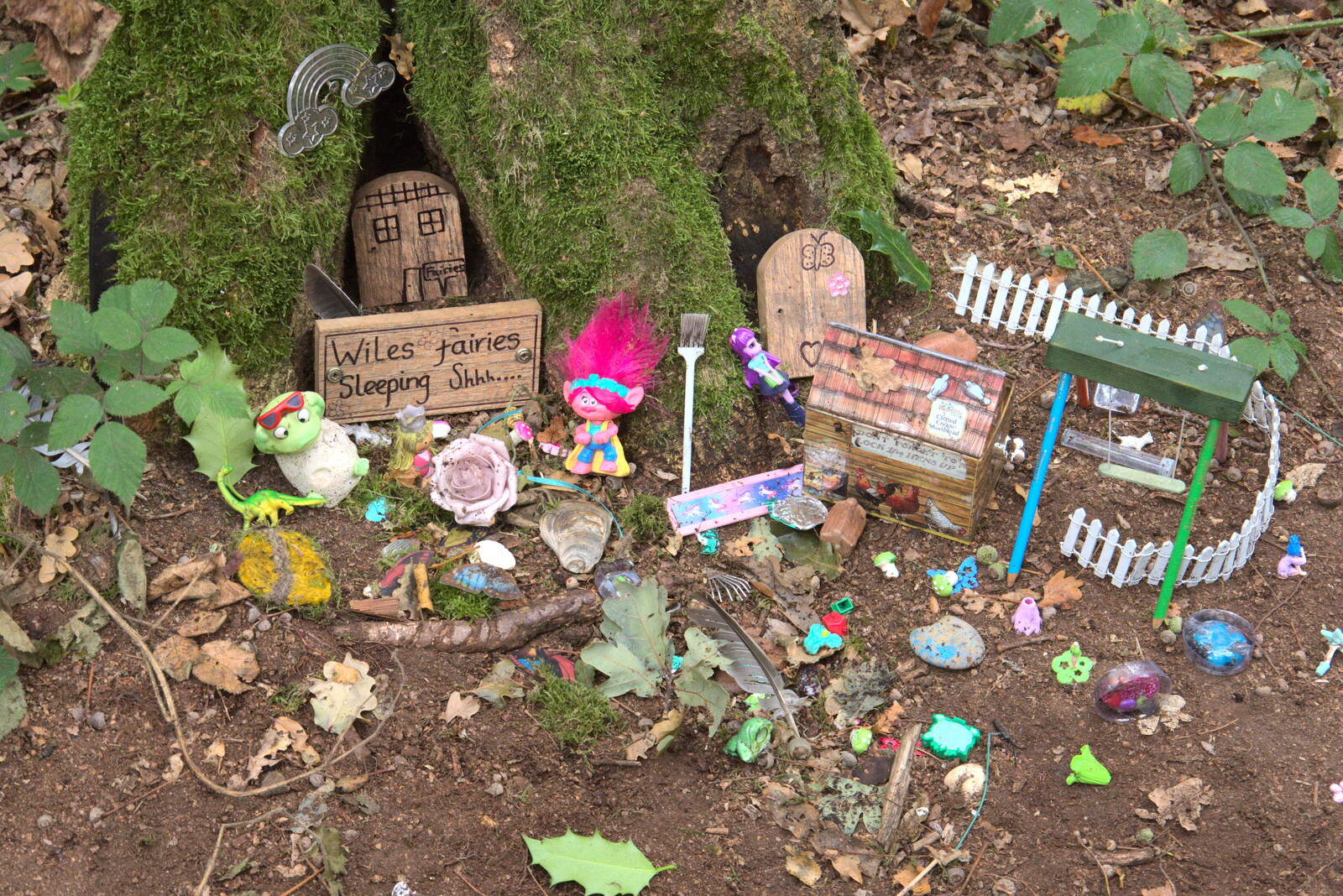 A fairy house from Jules Visits, and a Trip to Tyrrel's Wood, Pulham Market, Norfolk - 16th August 2020