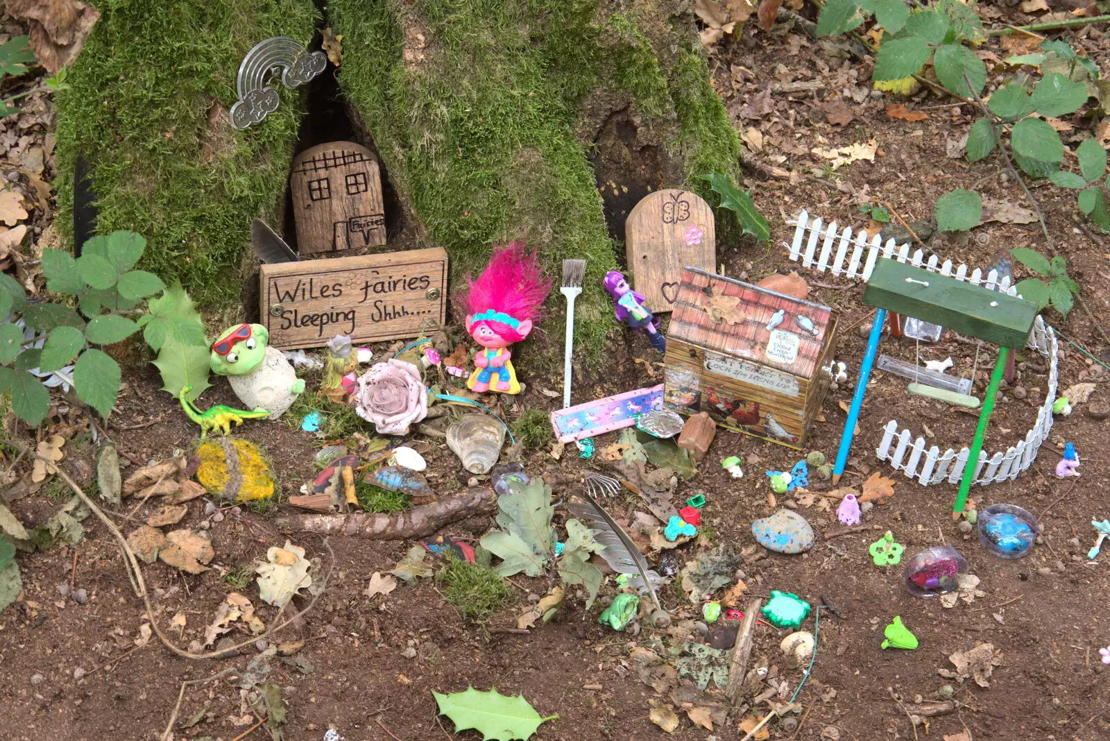 A fairy house, from Jules Visits, and a Trip to Tyrrel's Wood, Pulham Market, Norfolk - 16th August 2020