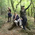 The gang in the woods, Jules Visits, and a Trip to Tyrrel's Wood, Pulham Market, Norfolk - 16th August 2020