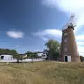 The scene on Billingford Common, A Sail Fitting, Billingford Windmill, Billingford, Norfolk - 20th August 2020