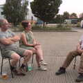 More conversation on the concrete car park, More Bike Rides, and Marc's Birthday, Brome, Suffolk - 21st August 2020