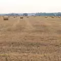 Round bales at Braisworth, More Bike Rides, and Marc's Birthday, Brome, Suffolk - 21st August 2020