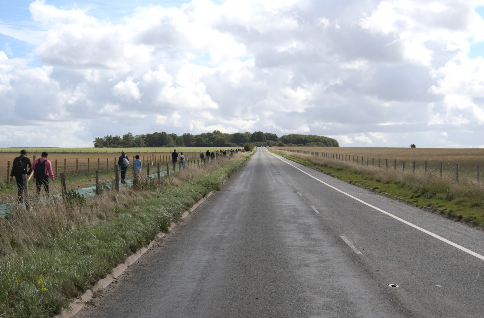 The road up to Stonehenge from Stone Circles: Stonehenge and Avebury, Wiltshire - 22nd August 2020