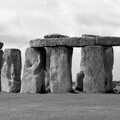 The other side of Stonehenge in black and white, Stone Circles: Stonehenge and Avebury, Wiltshire - 22nd August 2020