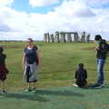 Isobel looks around, Stone Circles: Stonehenge and Avebury, Wiltshire - 22nd August 2020