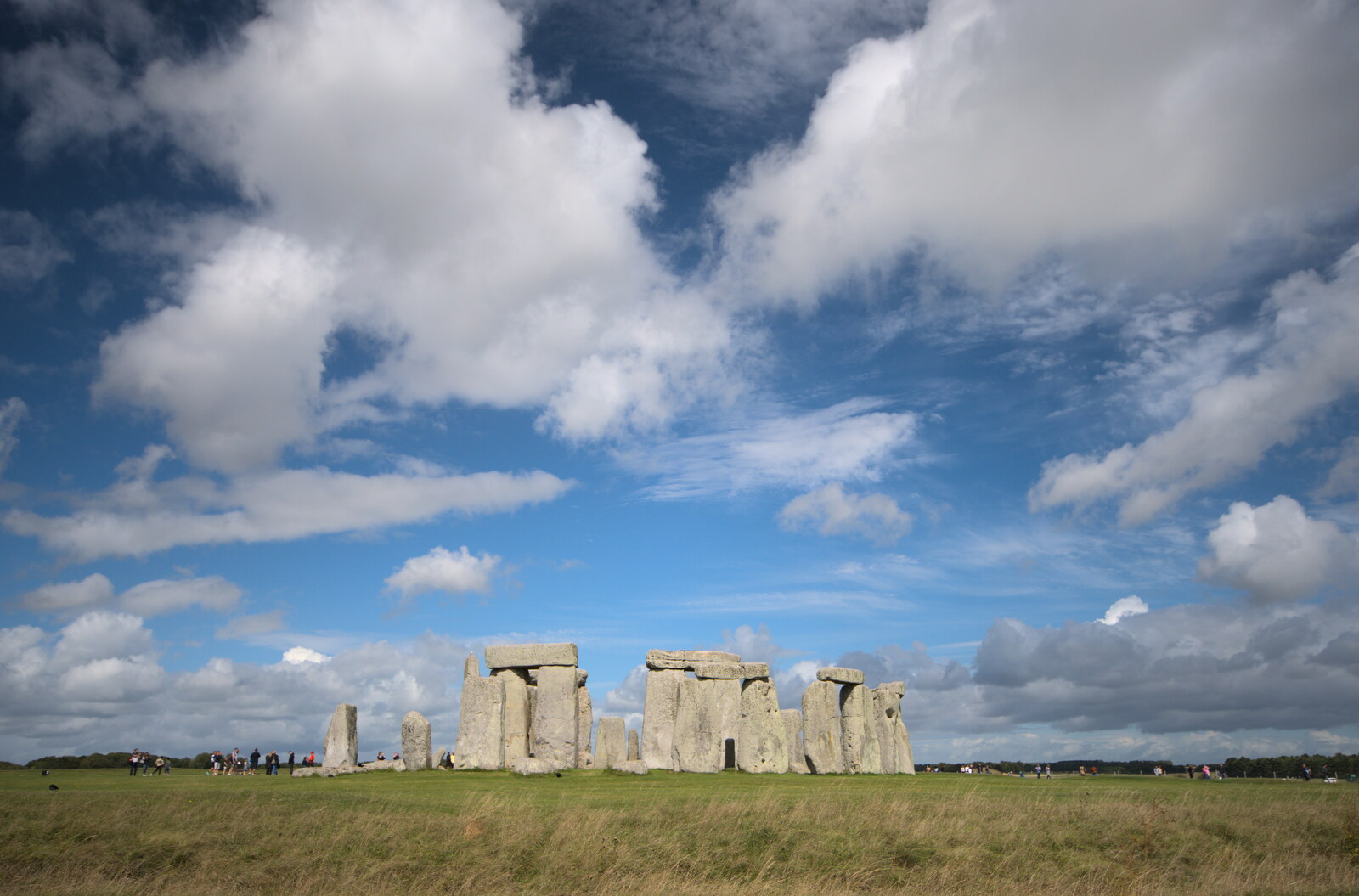 Fluffy clouds over Stonehenge from Stone Circles: Stonehenge and Avebury, Wiltshire - 22nd August 2020