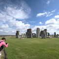 More tourists take photos, Stone Circles: Stonehenge and Avebury, Wiltshire - 22nd August 2020