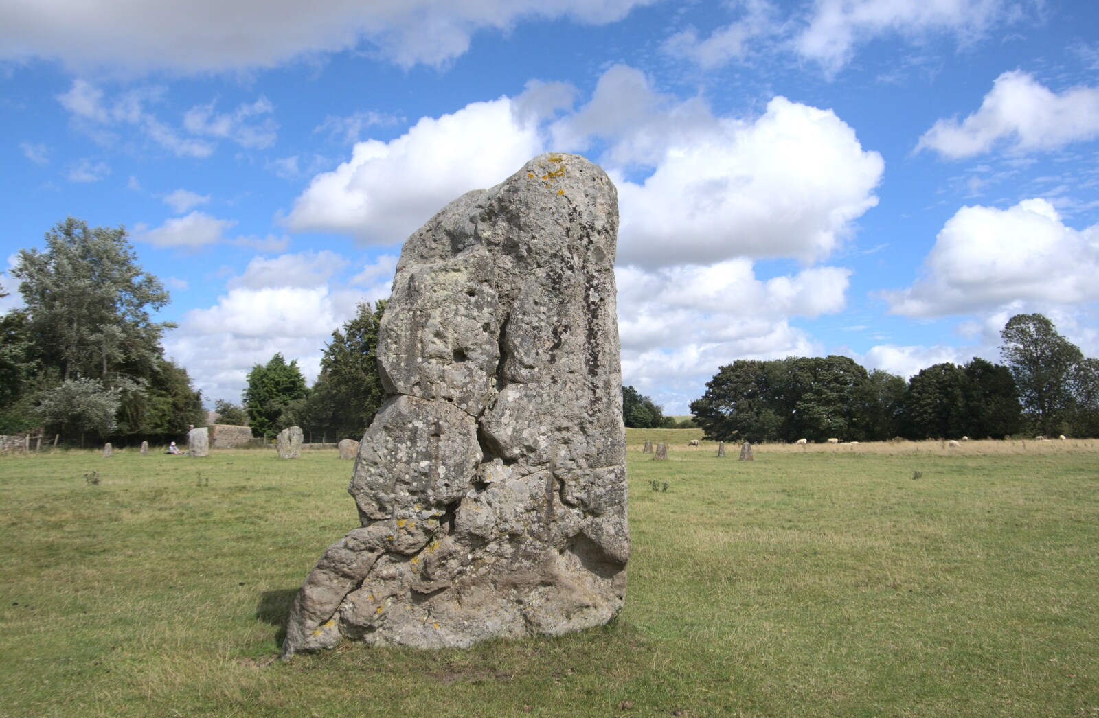 A standing stone from Stone Circles: Stonehenge and Avebury, Wiltshire - 22nd August 2020