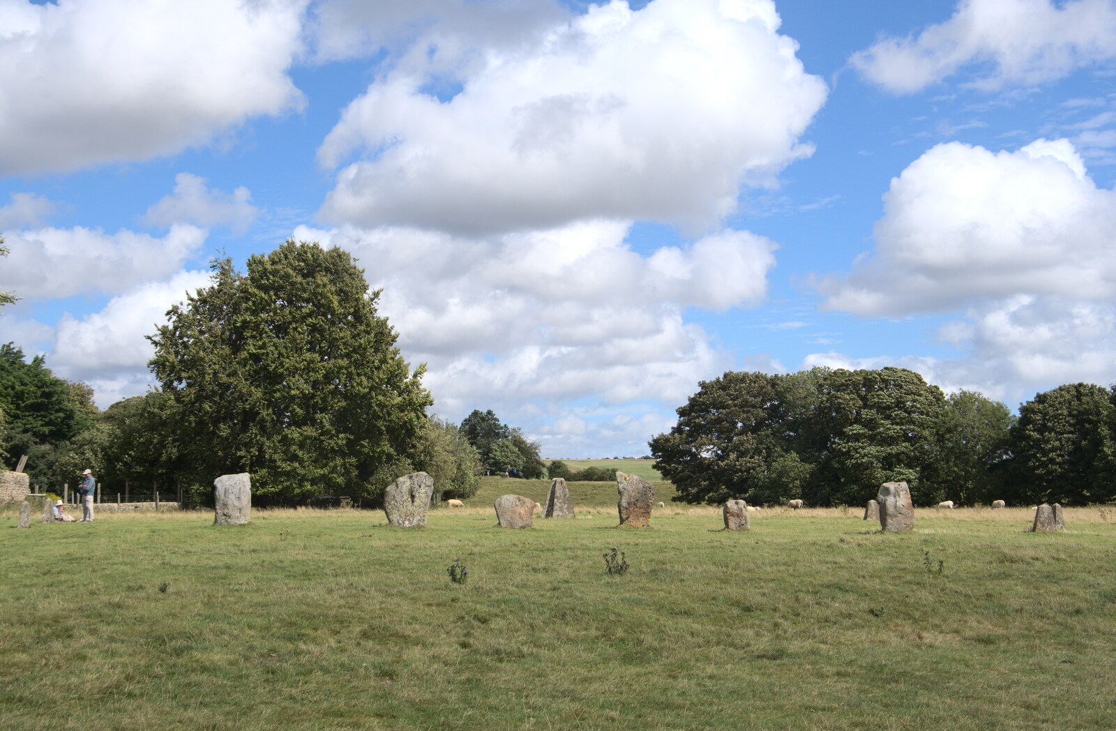 The standing stones of Avebury from Stone Circles: Stonehenge and Avebury, Wiltshire - 22nd August 2020