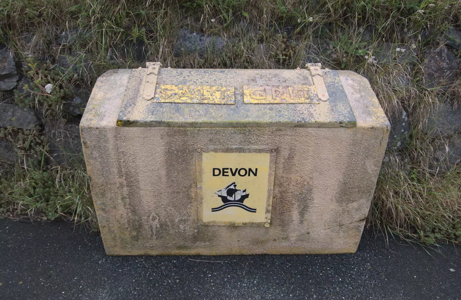 A 'Blue Peter' 1970s Devon County Council logo, from A Game of Cricket, and a Walk Around Chagford, Devon - 23rd August 2020