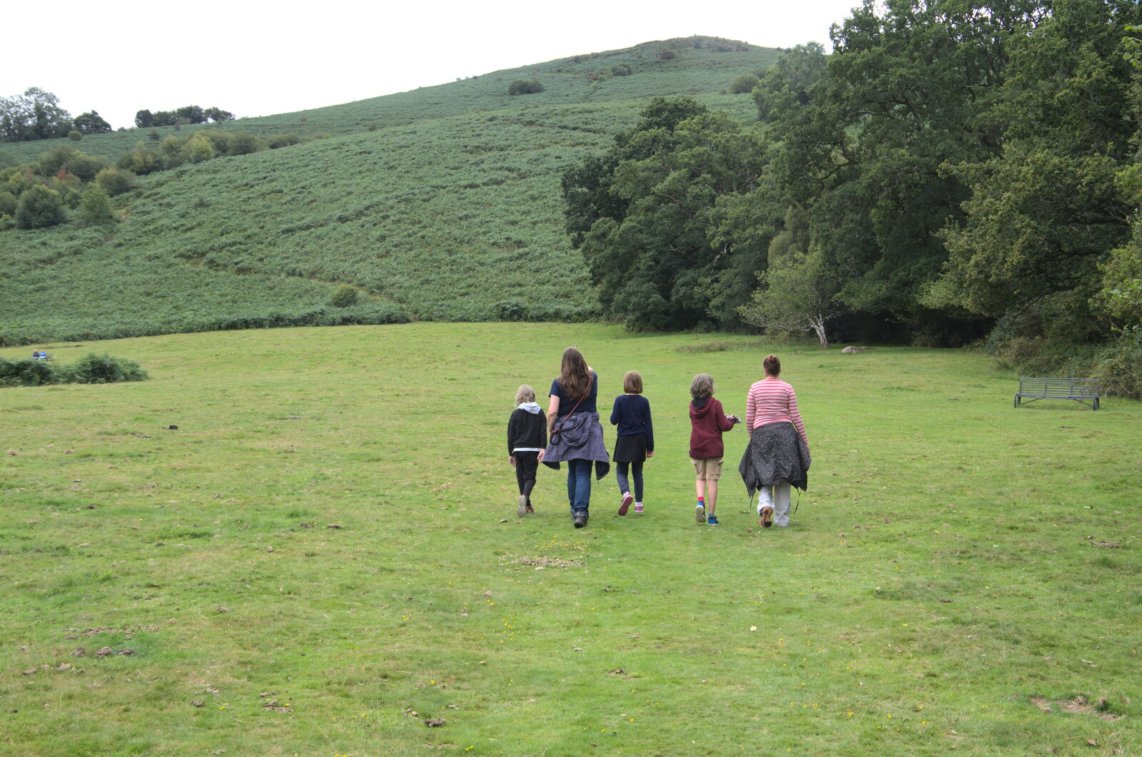 We wander off around the bottom of Meldon Hill from A Game of Cricket, and a Walk Around Chagford, Devon - 23rd August 2020