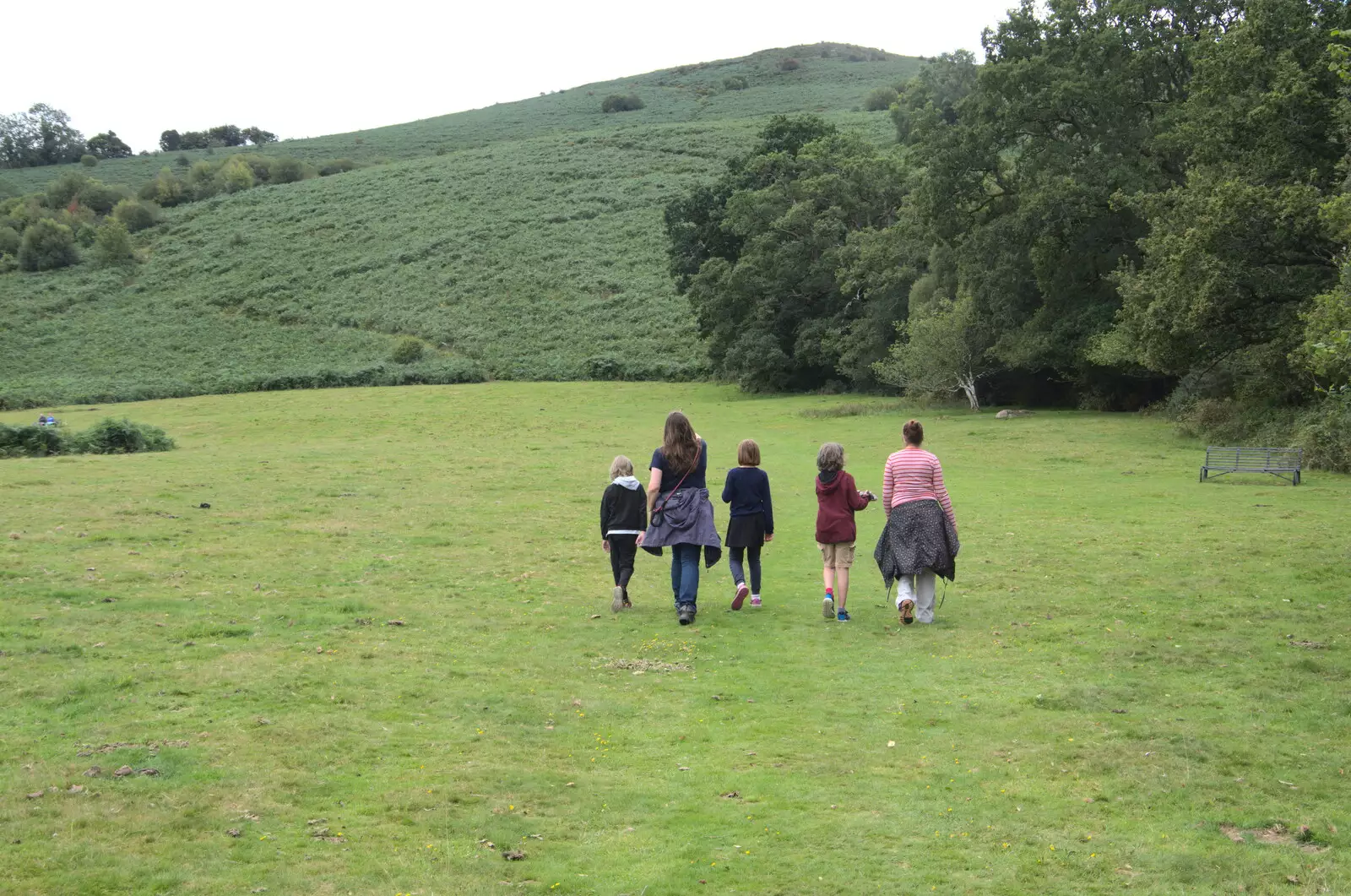 We wander off around the bottom of Meldon Hill, from A Game of Cricket, and a Walk Around Chagford, Devon - 23rd August 2020