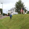 The kids mess around on the hill in Chapel Park, A Game of Cricket, and a Walk Around Chagford, Devon - 23rd August 2020