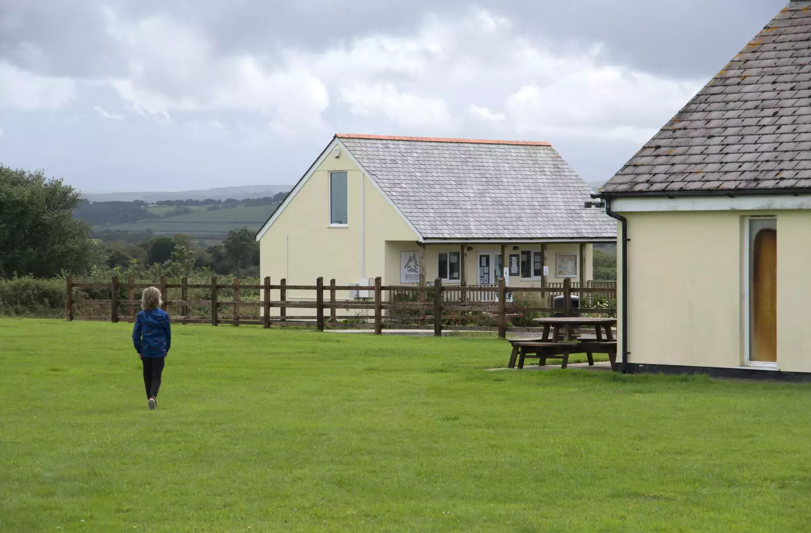 Fred wanders off, from A Game of Cricket, and a Walk Around Chagford, Devon - 23rd August 2020