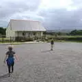 Harry and Fred in the village shop's car park, A Game of Cricket, and a Walk Around Chagford, Devon - 23rd August 2020