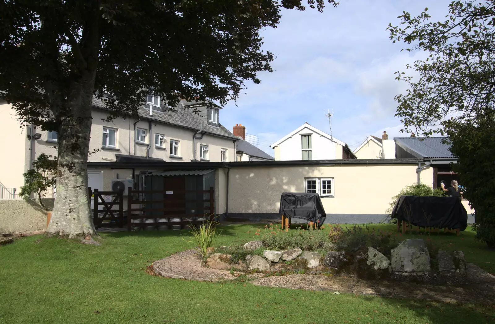 The Cobley beer garden, from A Game of Cricket, and a Walk Around Chagford, Devon - 23rd August 2020