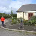 Isobel wanders past the village hall, A Game of Cricket, and a Walk Around Chagford, Devon - 23rd August 2020