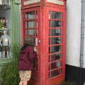 Fred peers into an K6 phone box, A Game of Cricket, and a Walk Around Chagford, Devon - 23rd August 2020