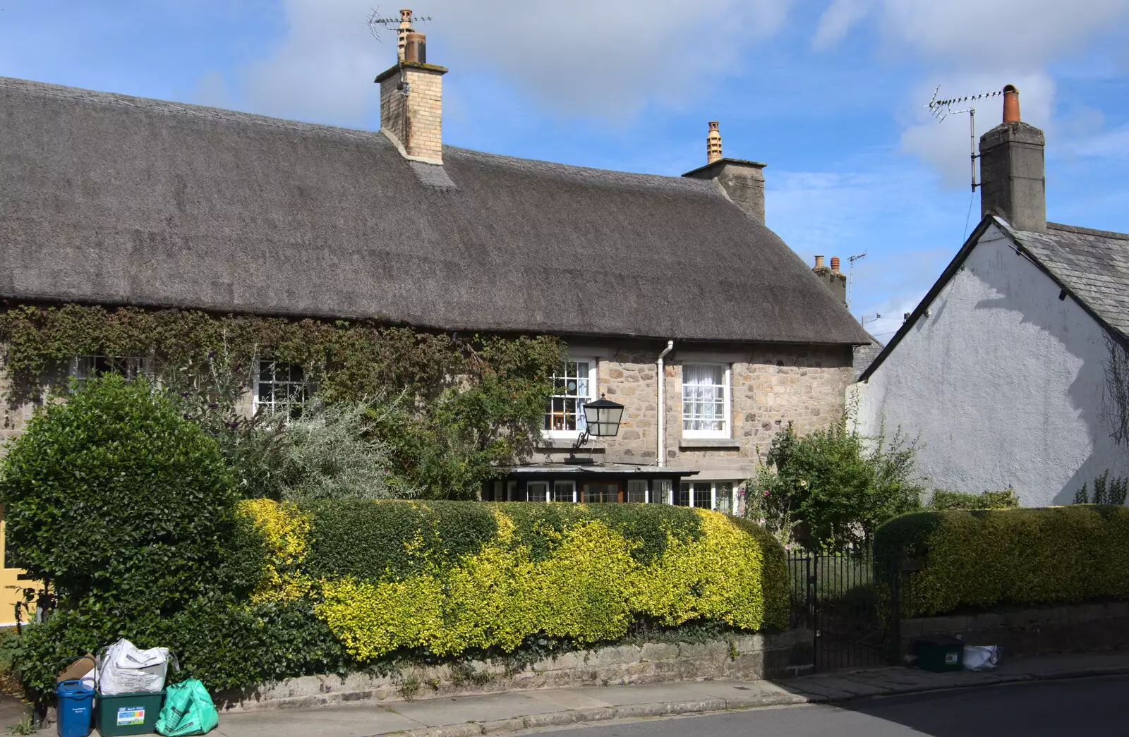 A Chagford thatched house, from A Game of Cricket, and a Walk Around Chagford, Devon - 23rd August 2020