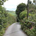 The lane near Sis's pad is fully in leaf, A Walk up Hound Tor, Dartmoor, Devon - 24th August 2020