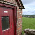 The outdoor toilet with the best view in Dartmoor, A Walk up Hound Tor, Dartmoor, Devon - 24th August 2020