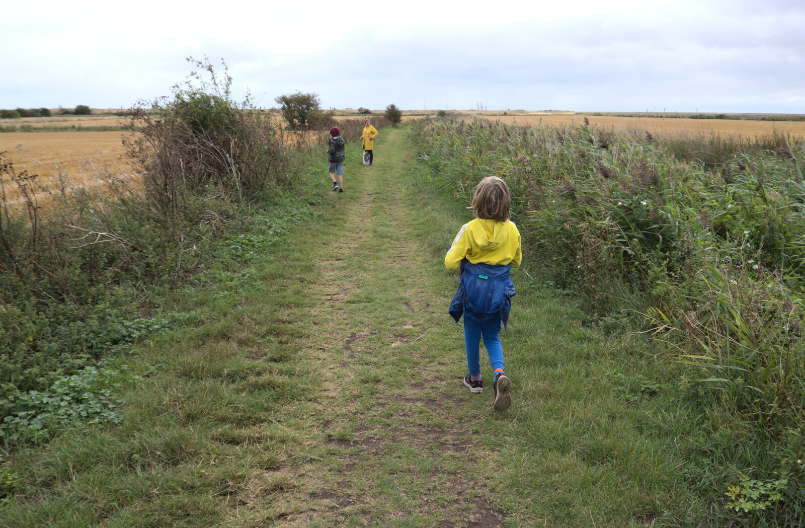 On the path to the river from A Trip to Orford, Suffolk - 29th August 2020