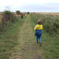 On the path to the river, A Trip to Orford, Suffolk - 29th August 2020
