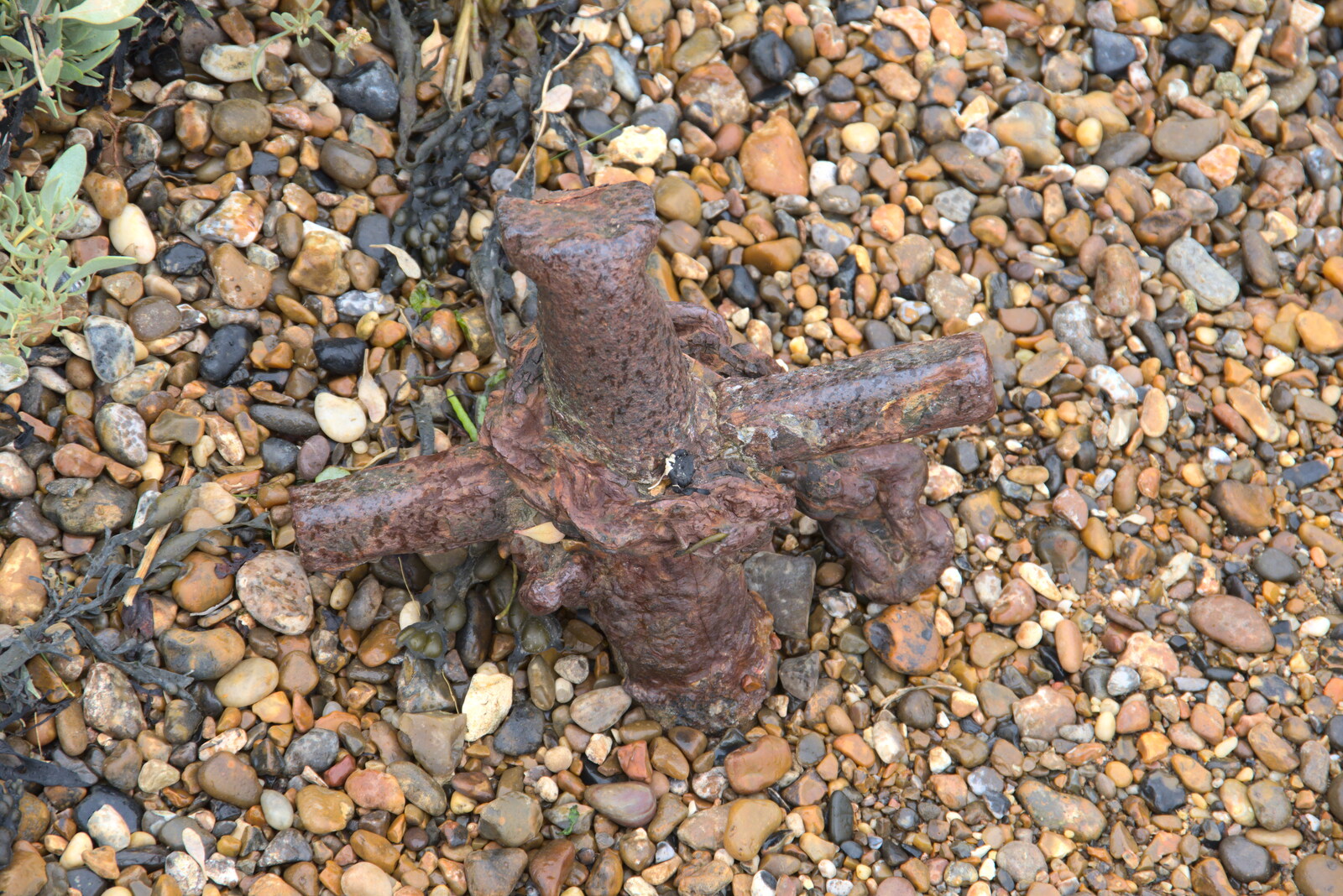 A lump of rusty iron from A Trip to Orford, Suffolk - 29th August 2020