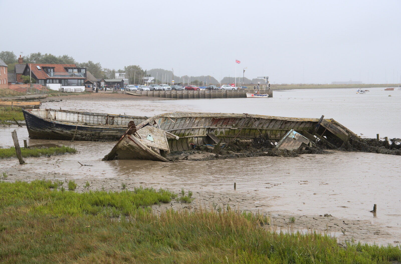 Skeletons of old boats from A Trip to Orford, Suffolk - 29th August 2020