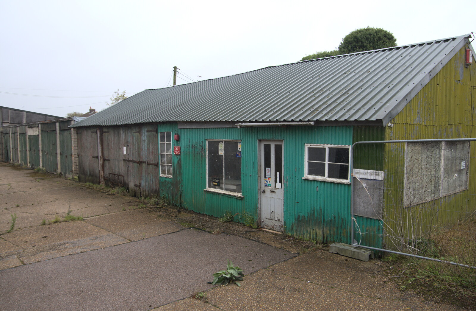 Old garage sheds from A Trip to Orford, Suffolk - 29th August 2020