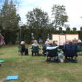 The audience starts to arrive, Camping at Three Rivers, Geldeston, Norfolk - 5th September 2020