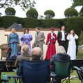 The players take a bow, Camping at Three Rivers, Geldeston, Norfolk - 5th September 2020