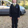 Fred starts High School for the first time, Camping at Three Rivers, Geldeston, Norfolk - 5th September 2020