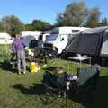 Hanging around the camp site, Camping at Three Rivers, Geldeston, Norfolk - 5th September 2020